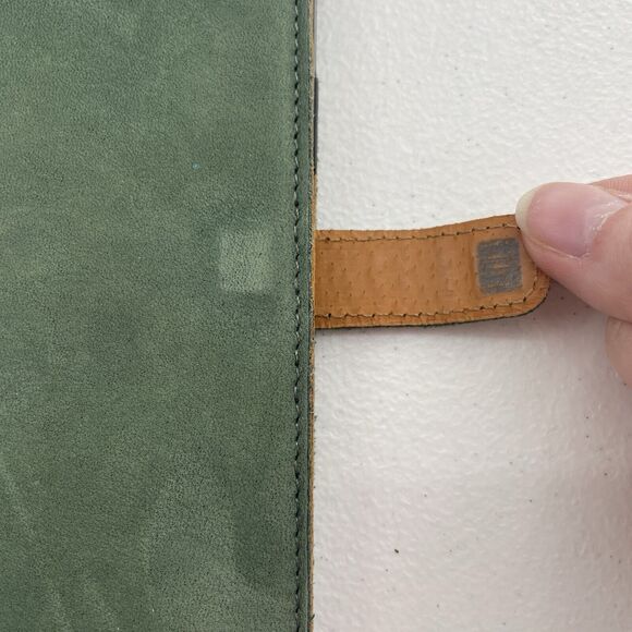 SNAKEHIVE Green Suede Leather Wallet 12 Pro Max Apple iPhone Case ID Card Holder - Picture 6 of 15